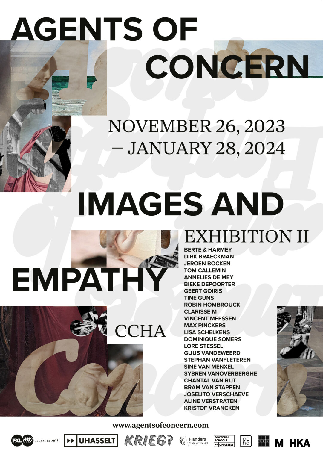 Poster of Agents of Concen Exhibition2, graphic design by Niel Backx